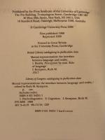 Mental Representations: The Interface Between Language and Reality