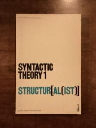 Syntactic Theory 1: Structuralist