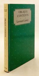 【英語洋書】 間接的文脈 『Oblique contexts』
