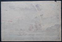 小林清親 木版画『橋場の夕暮』