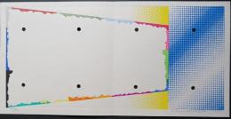 舩坂芳助 木版+シルクスクリーン併用『Blue and White Space』 限定300部