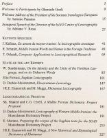 【英語・イタリア語洋書】 中期イラン語辞書学：2001年4月9日〜11日 ローマ会議録 『Middle Iranian lexicography : proceedings of the Conference held in Rome, 9-11 April 2001』