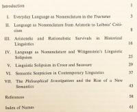 【英語洋書】 意味論の展開におけるウィトゲンシュタインの位置 『Ludwig Wittgenstein : his place in the development of semantics』