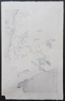 幸野楳嶺 復刻木版画『つつじに青鶲』