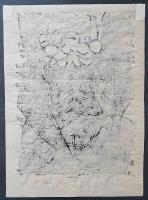 棟方志功 板画『鍾渓頌：中岸の柵』 