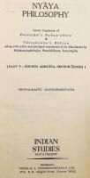 【英語洋書】 ニヤーヤ哲学：開祖ガウタマの『ニヤーヤ・スートラ』と、ヴァーツヤーヤナ (『カーマ・スートラ』作者) の注釈の逐語訳、およびパニブーシャナ・タルカヴァギーシャによる解説の抄訳 『Nyāya philosophy : literal translation of Gautama's Nyāya-sūtra & Vātsyāyana's Bhāṣya along with a free and abridged translation of the elucidation by Mahāmahopādhyãya Phaṇibhūṣaṇa Tarkavagīśa』