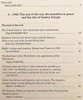 【英語洋書】 1945年：第二次世界大戦の帰結と戦後の展開 『1945 : Consequences and sequels of the Second World War Montreal-September 2, 1995』