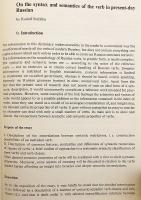 【英語洋書】 ロシア語動詞辞典：活用語幹・アスペクト・統語支配・アクセント・語義 『A dictionary of Russian verbs : bases of inflection, aspects, regimen, stressing, meanings』