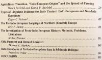 【英語洋書】文明の衝突：インド・ヨーロッパ人と前インド・ヨーロッパ人：ベラージオ研究会の論文を収録 『When worlds collide : the Indo-Europeans and the Pre-Indo-Europeans : The Bellagio Papers』