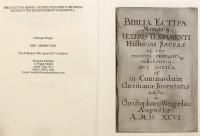 【英語・ラテン語洋書】 小型図像聖書：旧約聖書の物語と主要場面を網羅した銅版画集 『Biblia ectypa minora Veteris Testamenti historias sacras et res maximi momenti exhibentia』