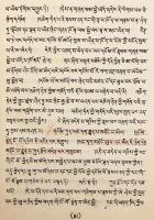【蔵文書】 チャンドラキールティ (月称) による『入中論自註』：ナーガールジュナ (龍樹) の中観思想を継承・解説する代表的注釈書 『Dbu ma la hjug pa ran hgrel (Madhyamakapatharabhasuyamnama)』