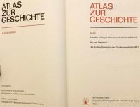 【ドイツ語洋書 / 全2冊揃い】 歴史アトラス (歴史地図帳) 全2巻 『Atlas zur Geschichte : in zwei Bänden』