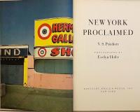 【英語洋書】エヴリン・ホーファー写真集 『New York proclaimed』