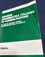 【イタリア語洋書】イタリア語大参照文法書 全3巻揃『Grande Grammatica Italiana Di Consultazione』