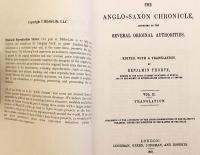 【英語洋書】 諸写本に基づくアングロ＝サクソン年代記 『The Anglo-Saxon chronicle, according to the several original authorities』