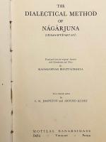 【英語・サンスクリット洋書】 ナーガールジュナ (龍樹) の弁証法：ヴィグラハヴィヤーヴァルタニー (廻諍論) 『The dialectical method of Nāgārjuna (Vigrahavyāvartanī)』