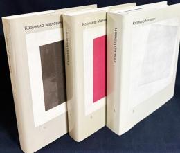 【ロシア語洋書】 カジミール・マレーヴィチ著作集 第1,2,3巻 (全5巻の内)『Казимир Малевич Собрание сочинений』