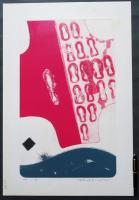 深沢幸雄 大判 銅版画『丘の春』 ●限定30部の内、No.1