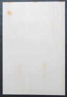深沢幸雄 大判 銅版画『丘の春』 ●限定30部の内、No.1