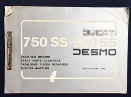 【イタリア語・英語・フランス語・ドイツ語対訳洋書】ドゥカティ 750 SS・900 SS デスモ スペアパーツカタログ 1975-1976年版『DUCATI 750 SS・900 SS DESMO CATALOGO RICAMBIO』