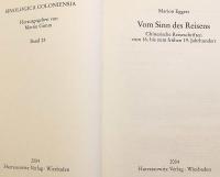 【ドイツ語洋書】 旅することの意味：16〜19世紀初頭の中国紀行文学 『Vom Sinn des Reisens : Chinesische Reiseschriften vom 16. bis zum frühen 19. Jahrhundert』