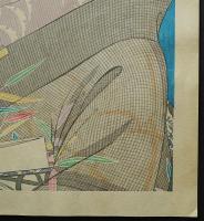 鳥居言人(鳥居清忠) 木版画『夏妓』(おんな十二題より)