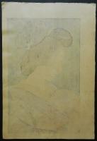 鳥居言人(鳥居清忠) 木版画『夏妓』(おんな十二題より)