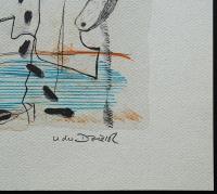 Udo Dziersk リトグラフ『Bologna 12.7.96』限定200部 直筆サイン入
