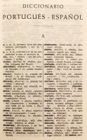 【洋書】 ポルトガル語＝スペイン語辞典 『Diccionario portugués-español；Dicionário espanhol-português』