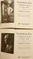 【英語洋書 / 全2冊揃い】激動の時代：ジョセフ・グルー外交回顧録 1904-1945 『Turbulent era : a diplomatic record of forty years, 1904-1945』