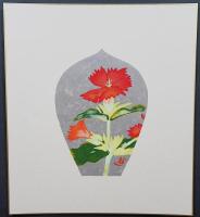 徳力富吉郎 木版画 色紙 全7枚『散華 忍辱の組』