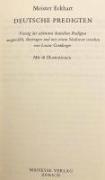 【ドイツ語洋書】 マイスター・エックハルトのドイツ語説教集：珠玉の40篇：図版18点収録 『Deutsche Predigten : Vierzig der schönsten deutschen Predigten : Mit 18 Illustrationen』