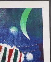 萩原英雄 木版画『道化師 No.8 (Clown)』限定50部