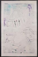 萩原英雄 木版画『道化師 No.8 (Clown)』限定50部