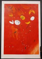 萩原英雄 木版画『天使昇天 No.8 (Flying Angel)』限定50部
