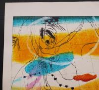 萩原英雄 木版画『道化師 No.1 (Clown)』限定50部