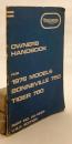 【英語洋書】 トライアンフ オーナーズハンドブック 1976年モデル ボンネビル750 / タイガー750 『Triumph Owners Handbook for 1976 Models Bonneville 750 Tiger 750』