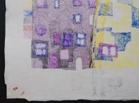 フンデルトヴァッサー (Hundertwasser) 木版画 『カタツムリの家』
