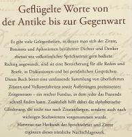 【ドイツ語洋書】 世界の名言・ことわざ名辞典 『Lexikon der schönsten Sprichwörter und Zitate』