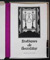 【フランス語洋書・リトグラフ44枚入】ビアズリーのエロティック『Erotiques de Beardsley』