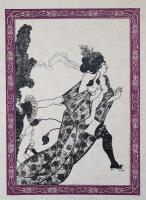 【フランス語洋書・リトグラフ44枚入】ビアズリーのエロティック『Erotiques de Beardsley』