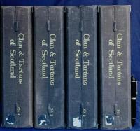 【実物裂299枚入】スコットランドのクラン・タータン 生地見本帖 全4巻揃『Clan & Tartans of Scotland』 