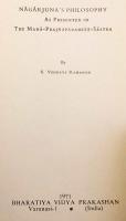 【英語洋書】 龍樹 (ナーガールジュナ) の哲学：『摩訶般若波羅蜜経』百巻注釈書『大智度論』に見る 『Nāgārjuna's philosophy : as presented in the Mahā-Prajñāpāramitā-Śāstra』
