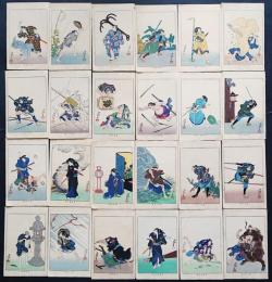 月岡芳年 木版画 近世侠義伝 24枚セット