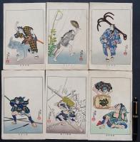 月岡芳年 木版画 近世侠義伝 24枚セット