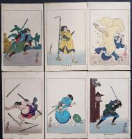 月岡芳年 木版画 近世侠義伝 24枚セット
