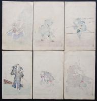 月岡芳年 木版画 近世侠義伝 24枚セット