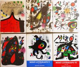 ジョアン・ミロ リトグラフ全集全6冊揃 JOAN MIRO Litografo