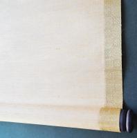 出口直日 肉筆書簡 軸装 礼状