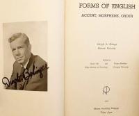 【英語洋書】英語の諸形式：アクセント・形態・語順 『Forms of English : accent, morpheme, order』